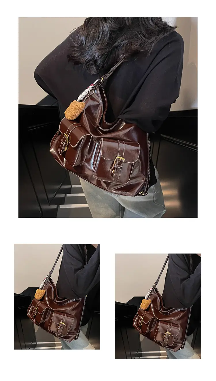 New Women's Tote Bag European American Retro Large Capacity — feature 11