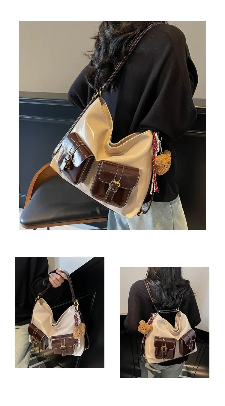 New Women's Tote Bag European American Retro Large Capacity — feature 12