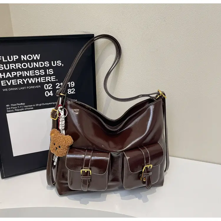 New Women's Tote Bag European American Retro Large Capacity — feature 18
