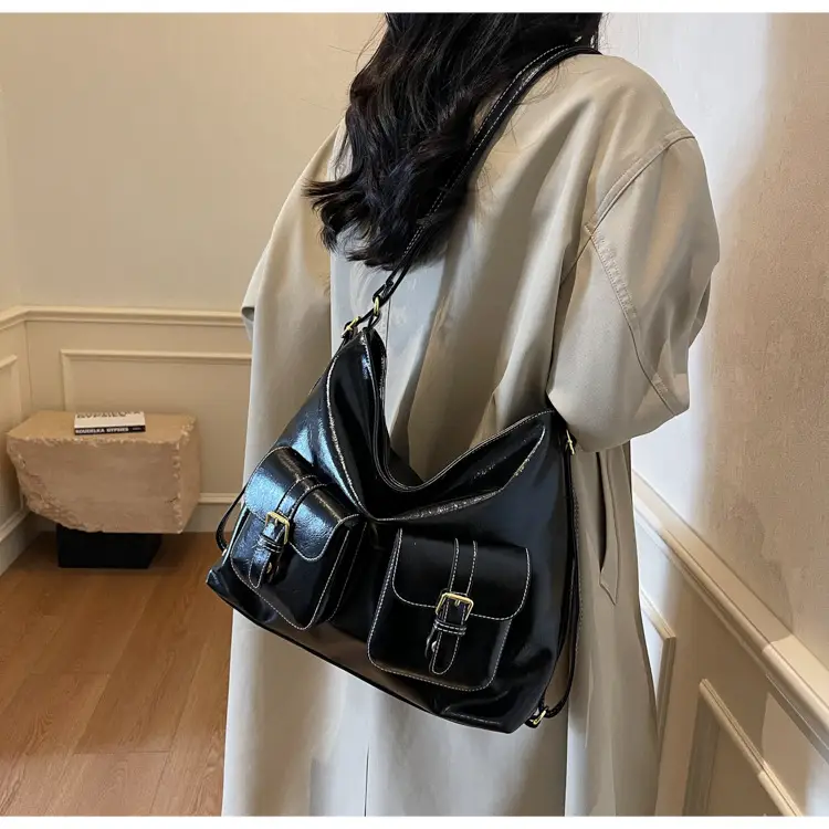 New Women's Tote Bag European American Retro Large Capacity — feature 25