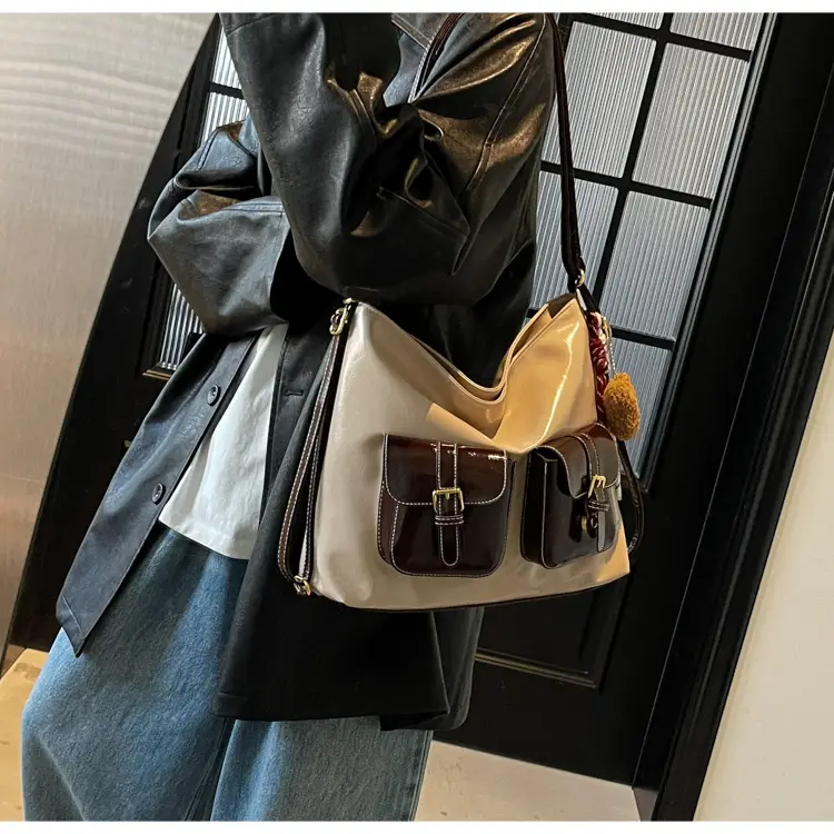 New Women's Tote Bag European American Retro Large Capacity — feature 26