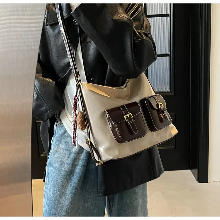New Women's Tote Bag European American Retro Large Capacity — feature 27