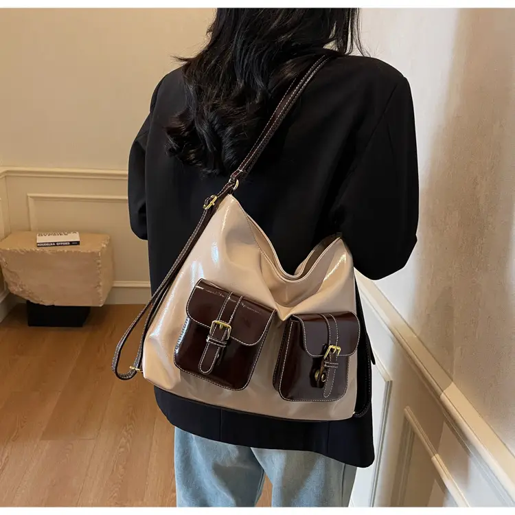 New Women's Tote Bag European American Retro Large Capacity — feature 28