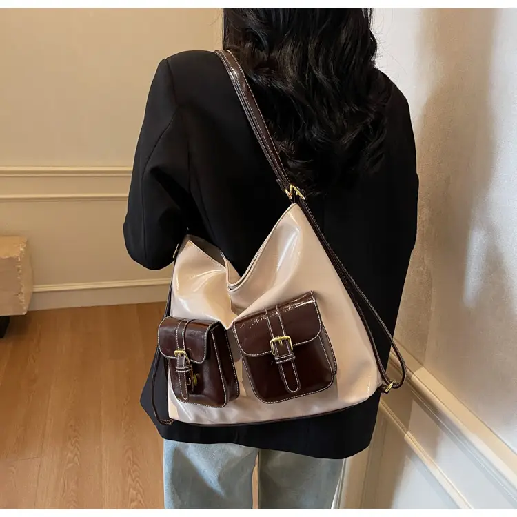 New Women's Tote Bag European American Retro Large Capacity — feature 29
