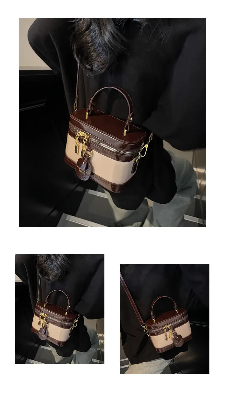 Retro Crossbody Bag Red Leather 2025 New Fashion — feature 11