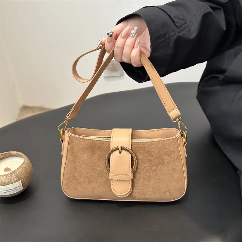 Frosted Deerskin Women's Shoulder Bag 2025 - Image 5