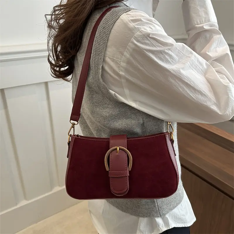 Frosted Deerskin Women's Shoulder Bag 2025 - Image 7