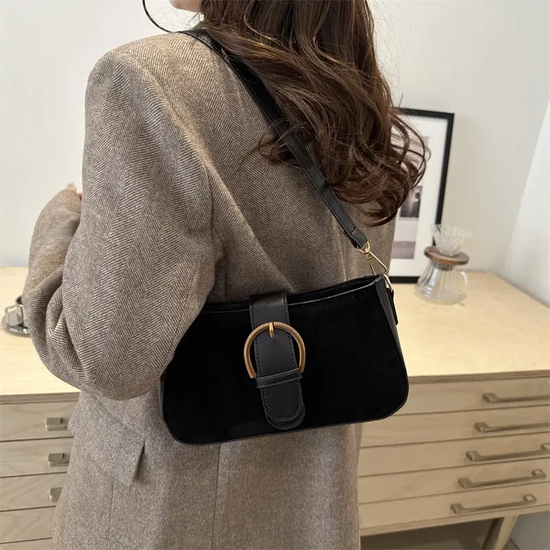 Frosted Deerskin Women's Shoulder Bag 2025 - Image 8