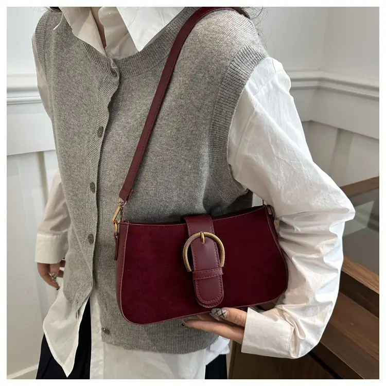 Frosted Deerskin Women's Shoulder Bag 2025 — feature 17