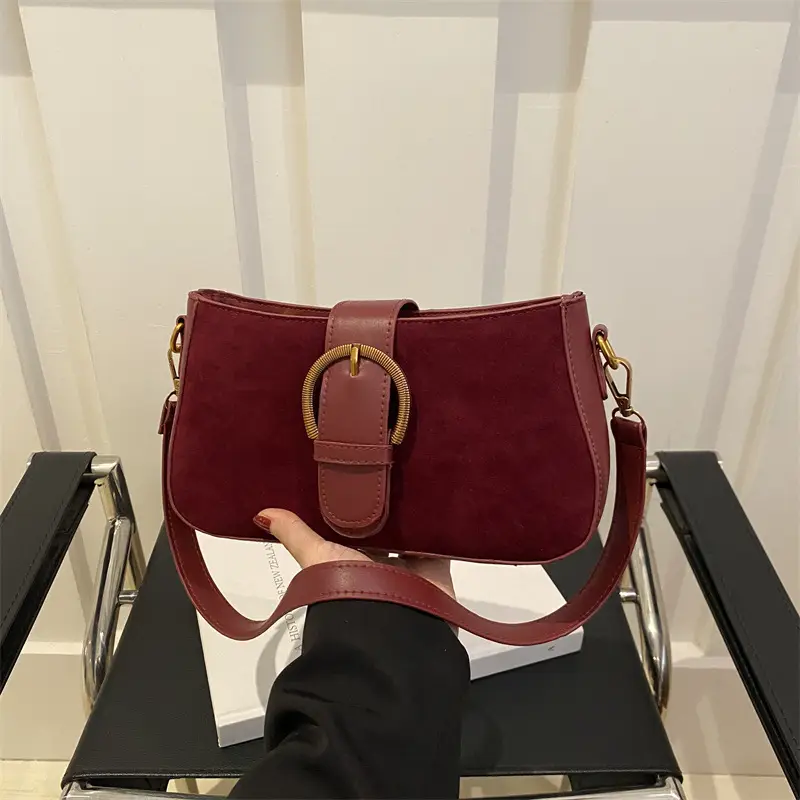 Frosted Deerskin Women's Shoulder Bag 2025 - Image 2
