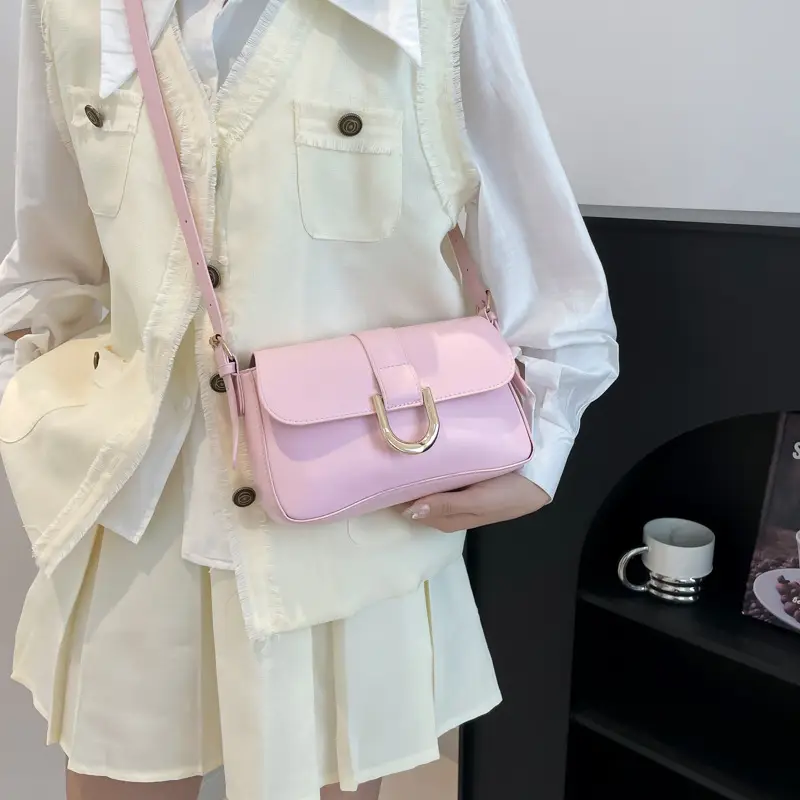 Pink Shoulder Crossbody Bag for Women 2025 Spring - Image 7