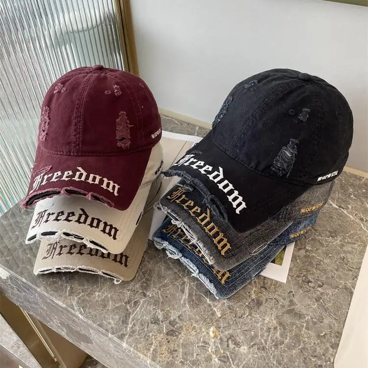 Spring Cap Set with Broken Brim & Personalized Text - Image 8
