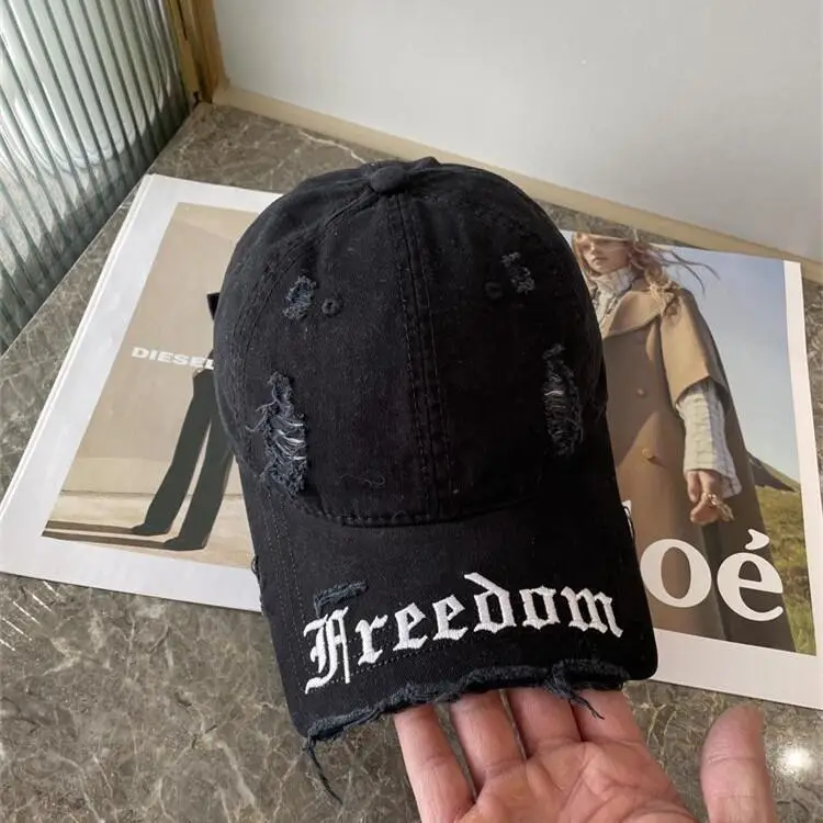 Spring Cap Set with Broken Brim & Personalized Text - Image 10