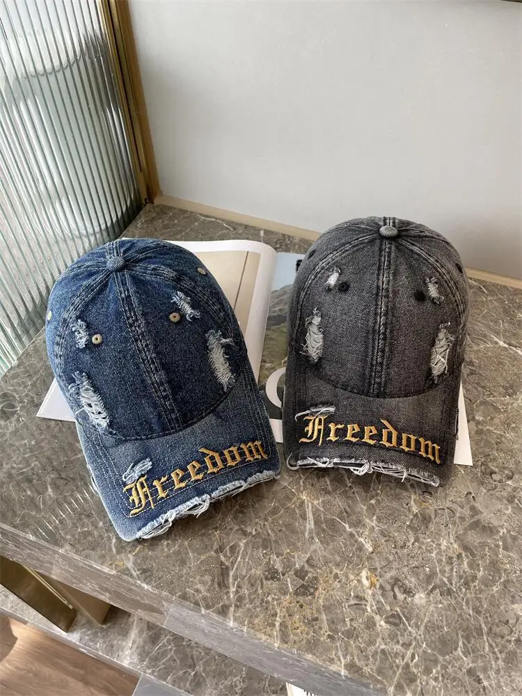 Spring Cap Set with Broken Brim & Personalized Text — feature 10