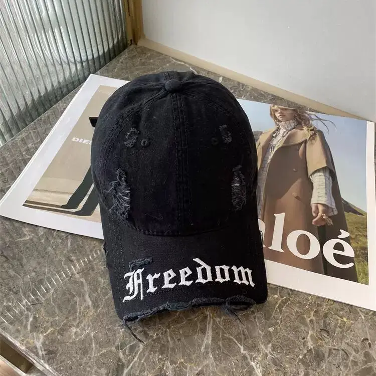 Spring Cap Set with Broken Brim & Personalized Text — feature 12