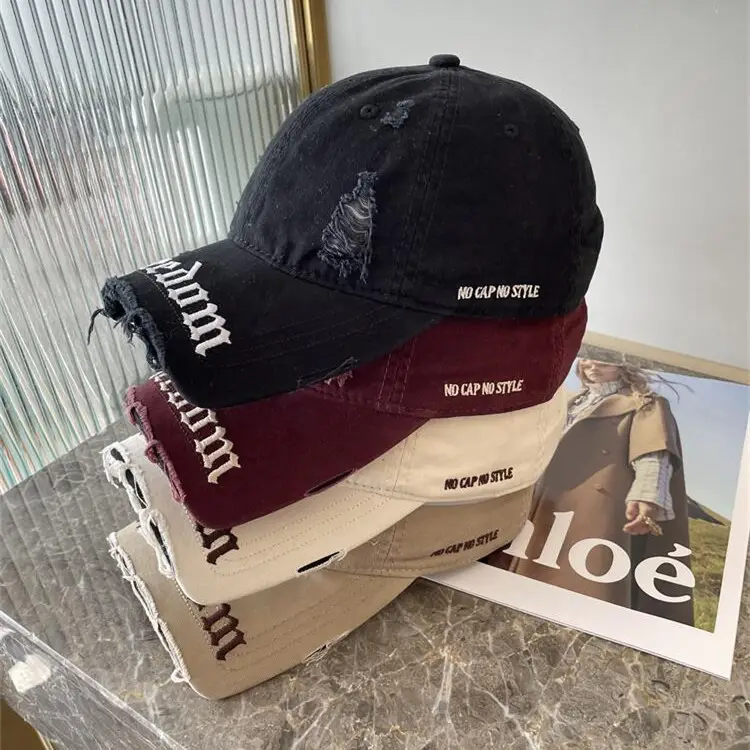 Spring Cap Set with Broken Brim & Personalized Text — feature 6
