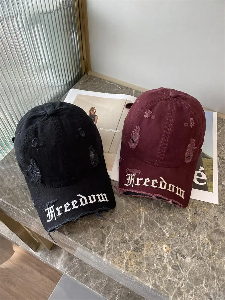 Spring Cap Set with Broken Brim & Personalized Text — feature 8