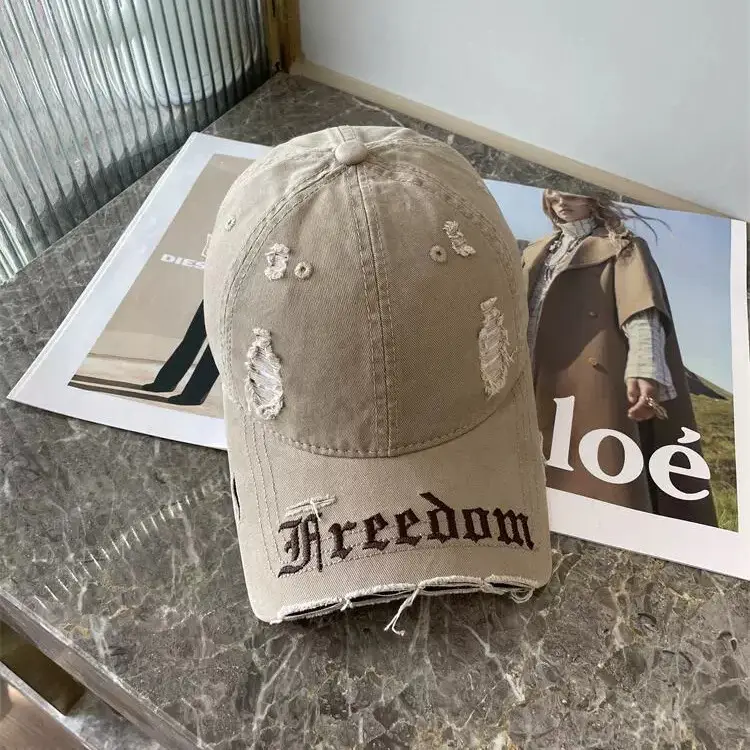 Spring Cap Set with Broken Brim & Personalized Text - Image 3