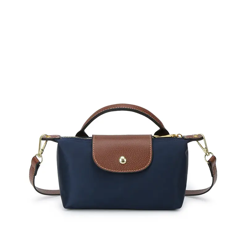 Blue Mini Shoulder Crossbody Bag with Mobile Phone Holder - Image 8