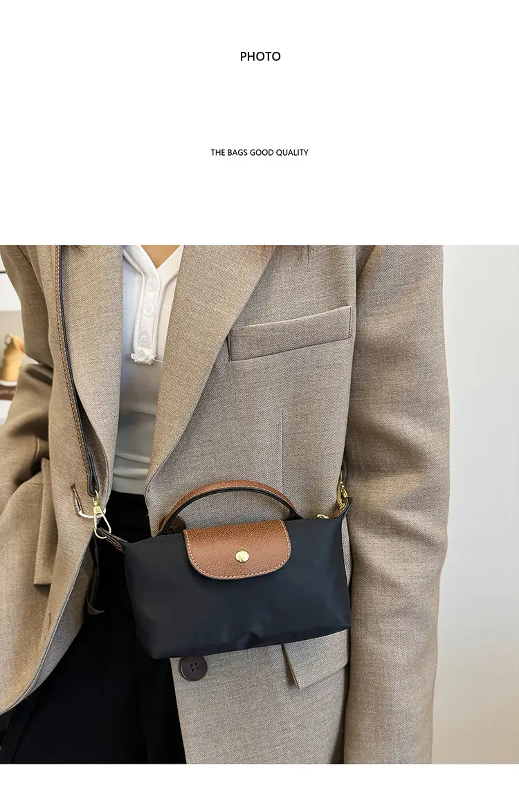 Blue Mini Shoulder Crossbody Bag with Mobile Phone Holder — feature 1