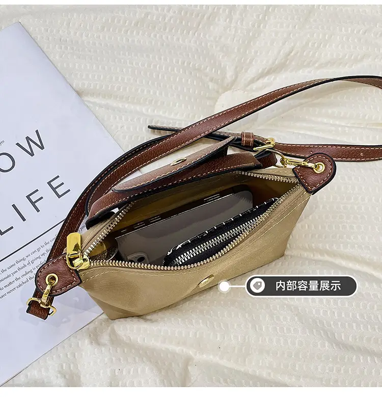 Blue Mini Shoulder Crossbody Bag with Mobile Phone Holder — feature 15