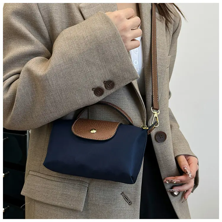Blue Mini Shoulder Crossbody Bag with Mobile Phone Holder — feature 18
