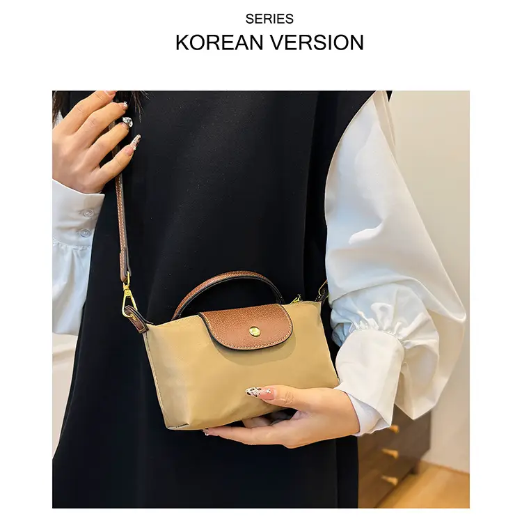 Blue Mini Shoulder Crossbody Bag with Mobile Phone Holder — feature 3