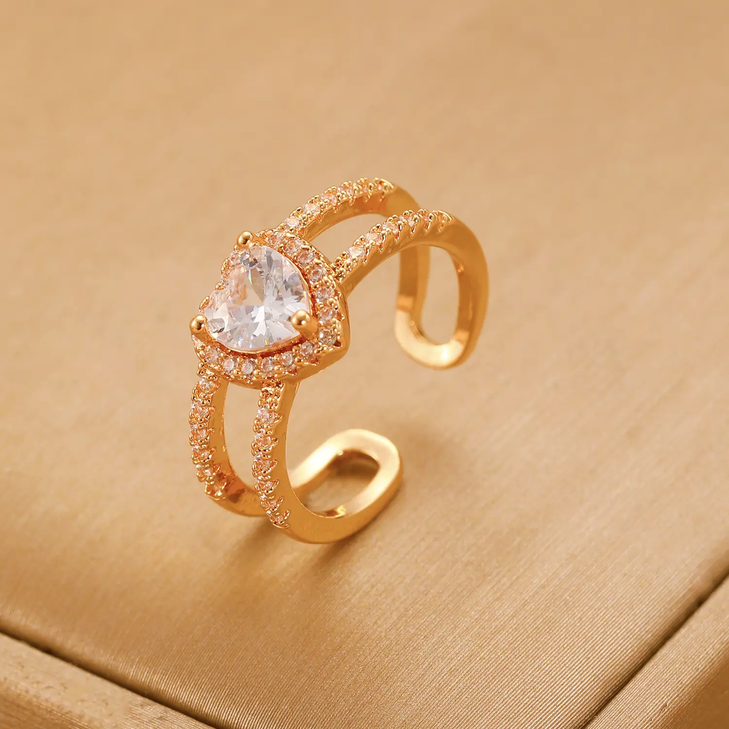 Bow Design Open Finger Ring for Women Silver - Image 104