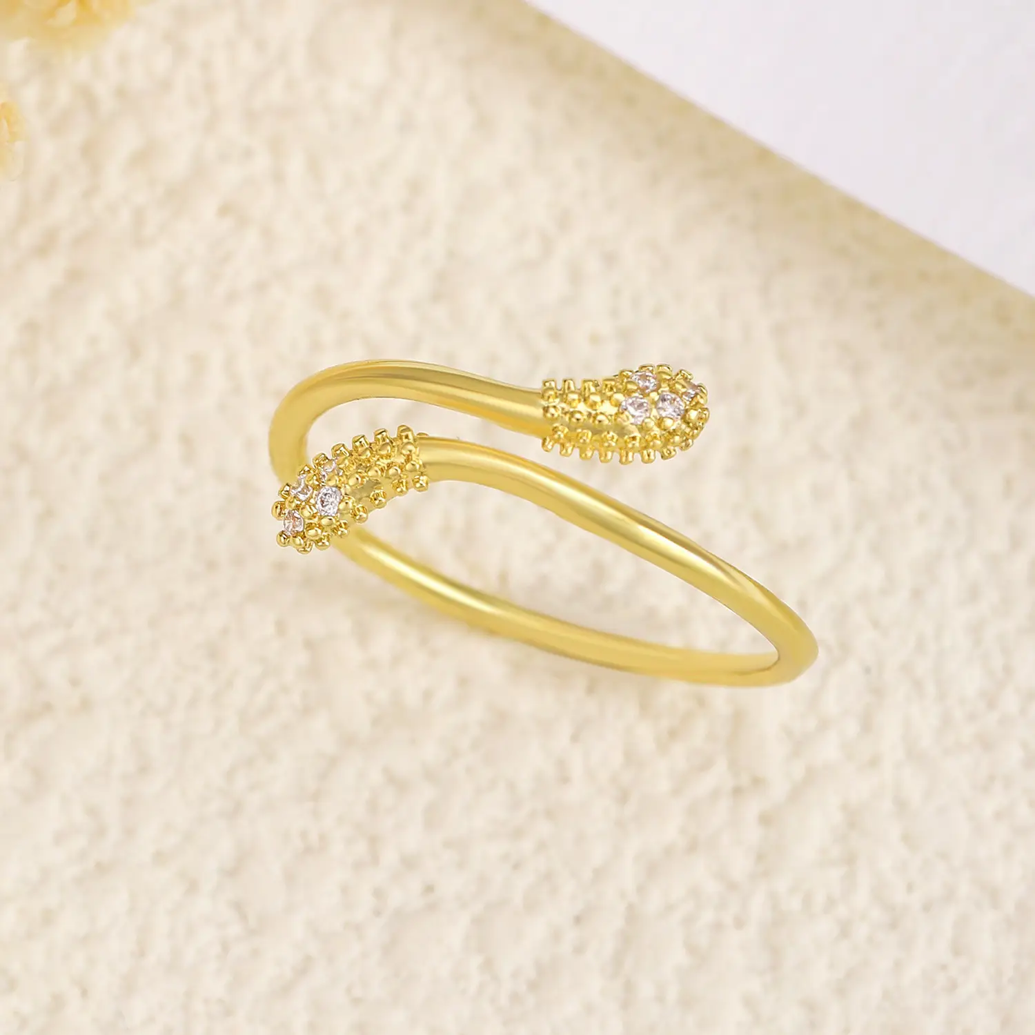 Bow Design Open Finger Ring for Women Silver - Image 11