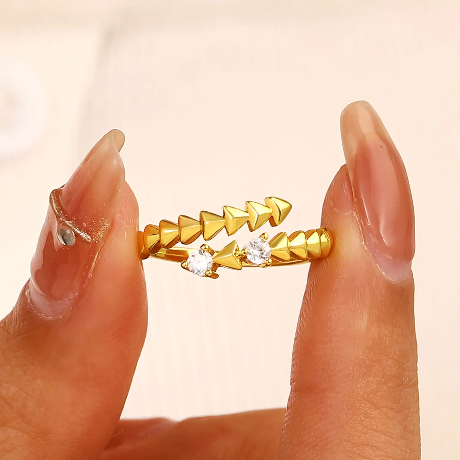 Bow Design Open Finger Ring for Women Silver - Image 129
