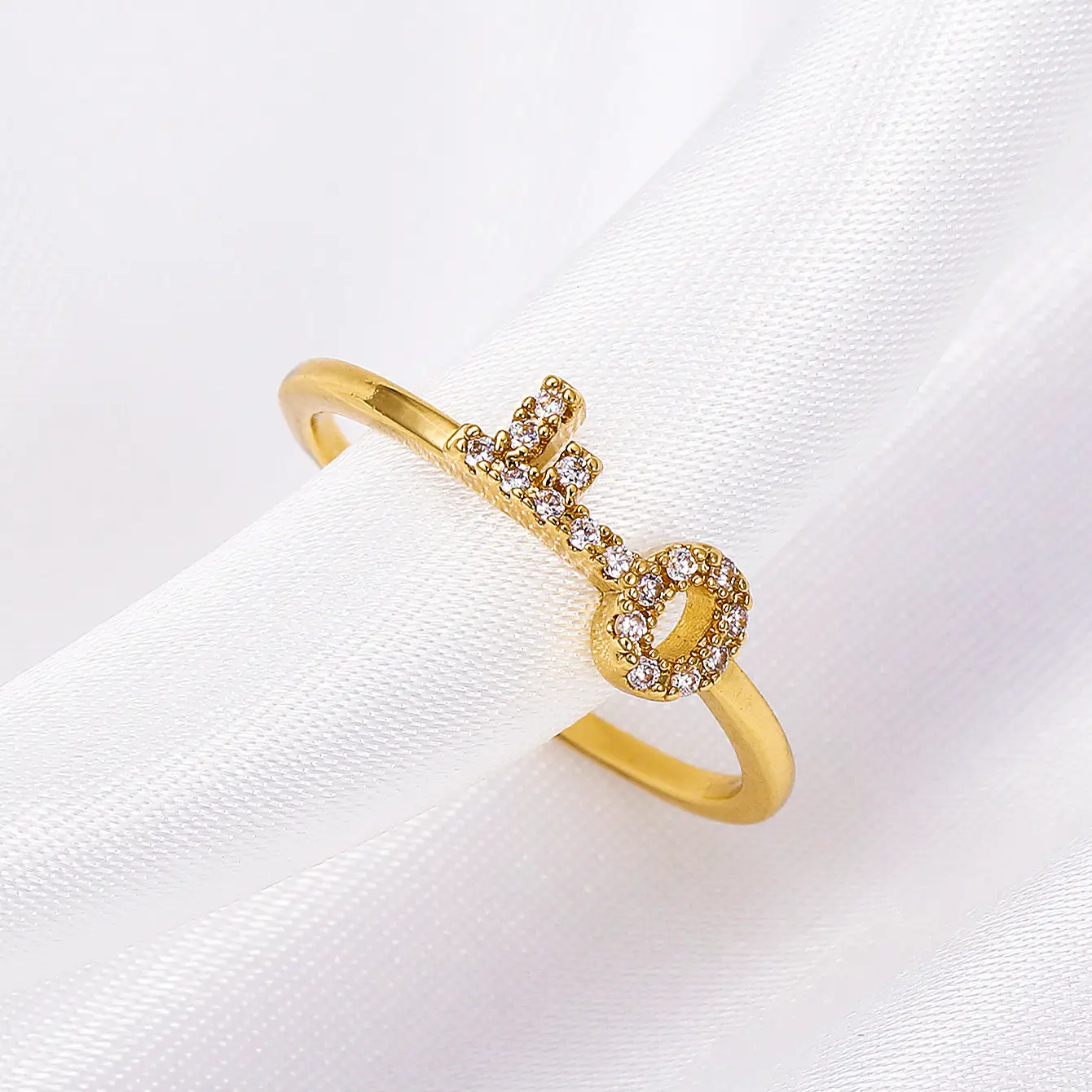 Bow Design Open Finger Ring for Women Silver - Image 130