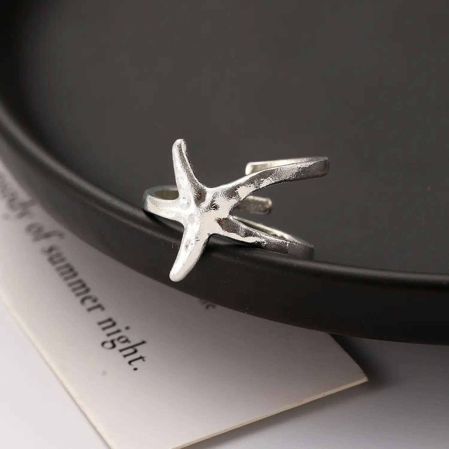 Bow Design Open Finger Ring for Women Silver - Image 160