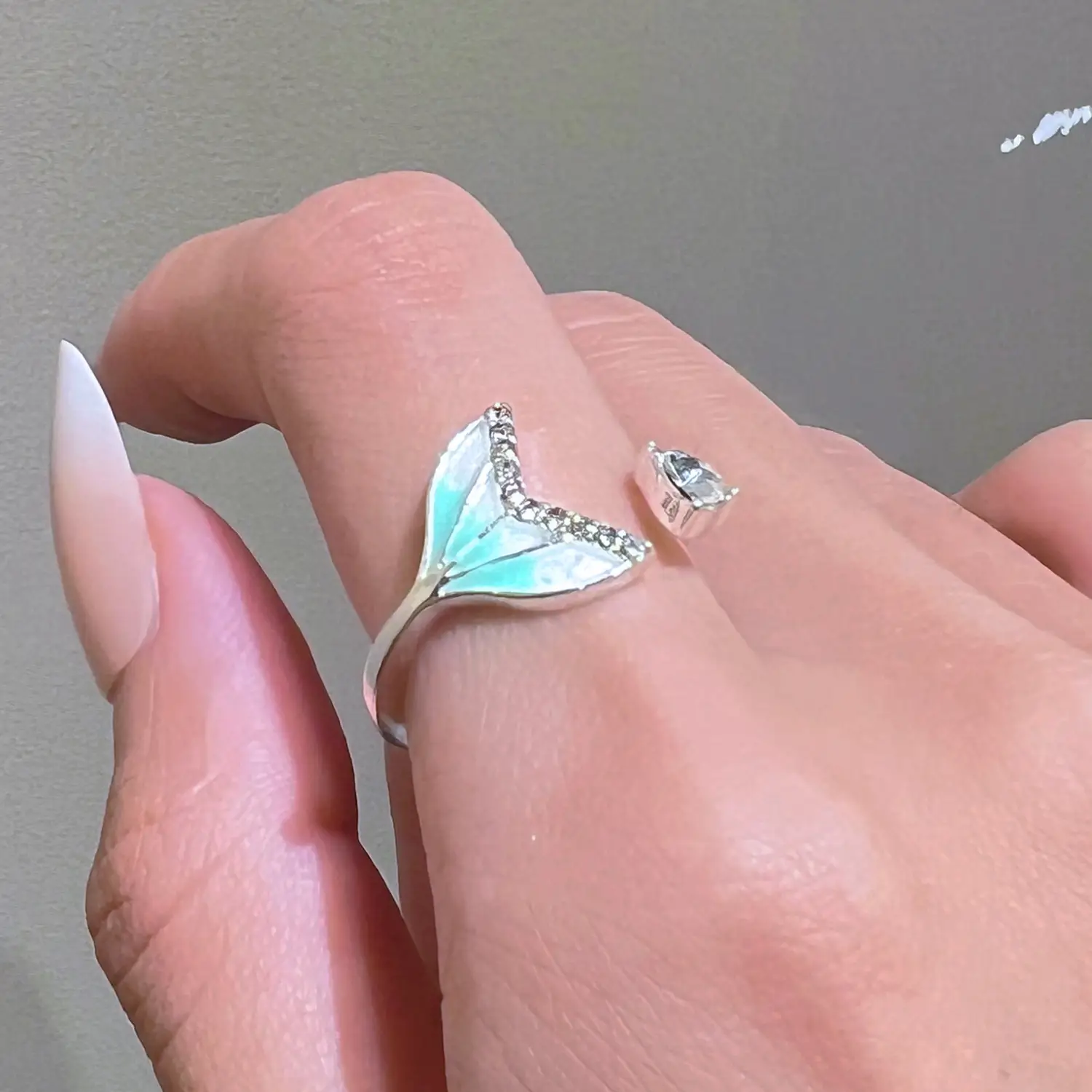 Bow Design Open Finger Ring for Women Silver - Image 165