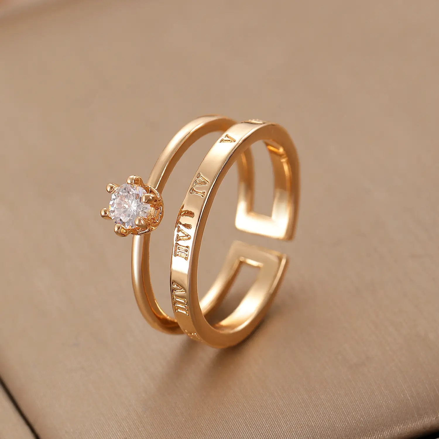 Bow Design Open Finger Ring for Women Silver - Image 172