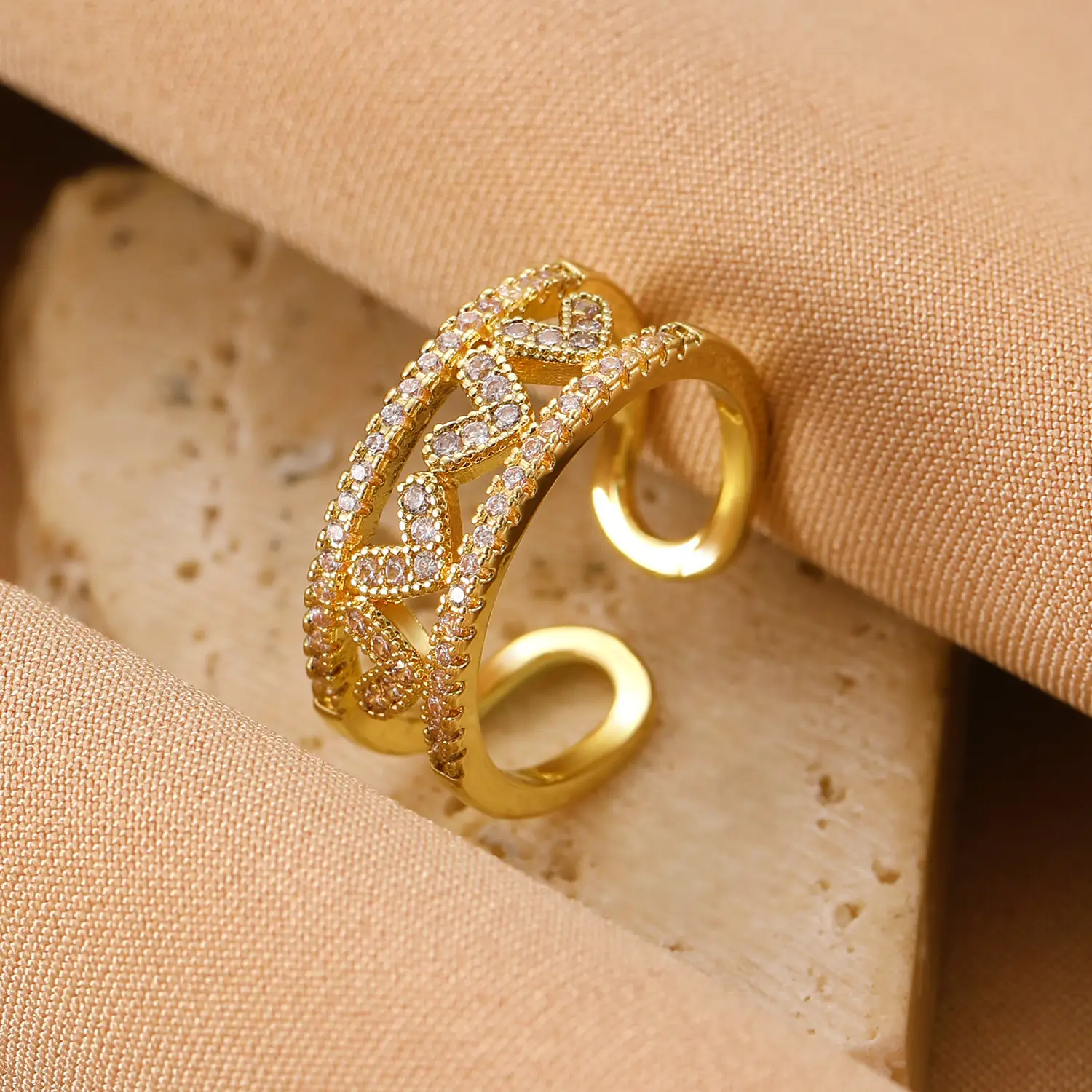 Bow Design Open Finger Ring for Women Silver - Image 18