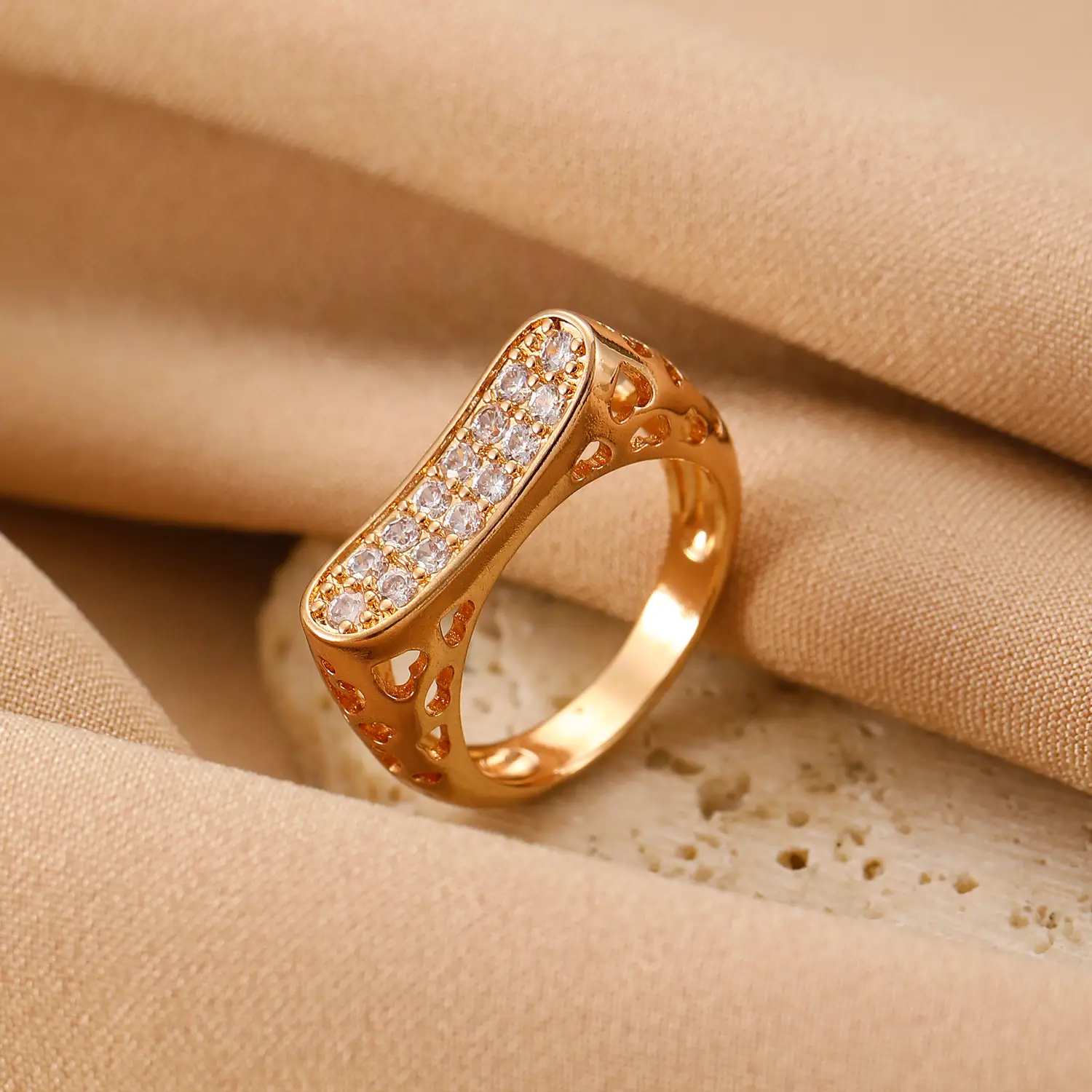 Bow Design Open Finger Ring for Women Silver - Image 20