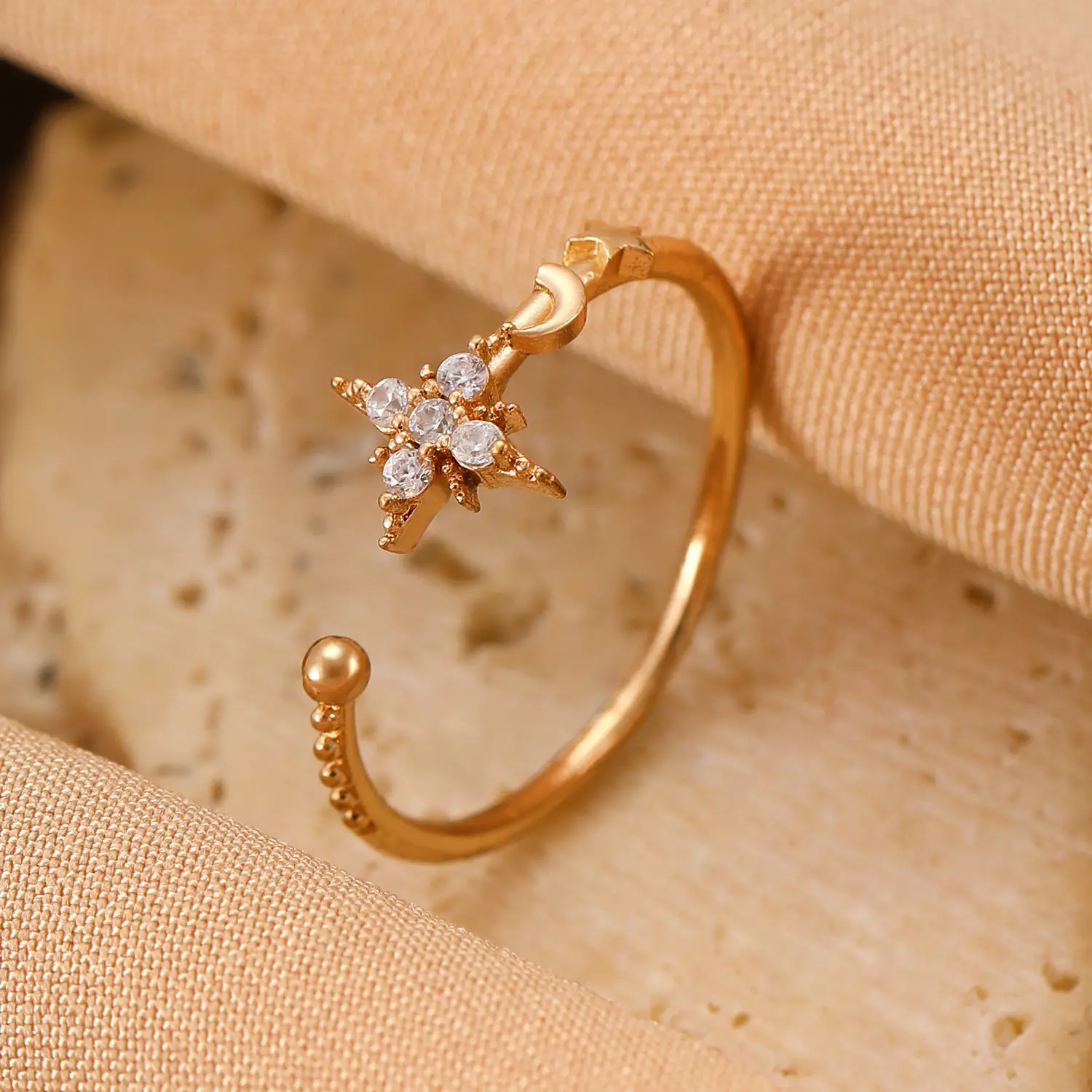 Bow Design Open Finger Ring for Women Silver - Image 34