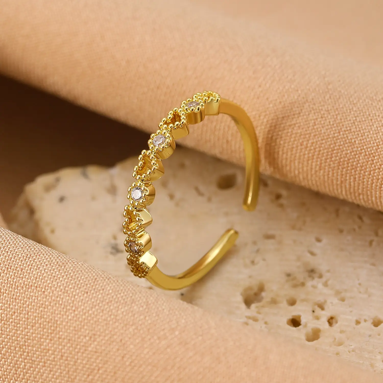 Bow Design Open Finger Ring for Women Silver - Image 40