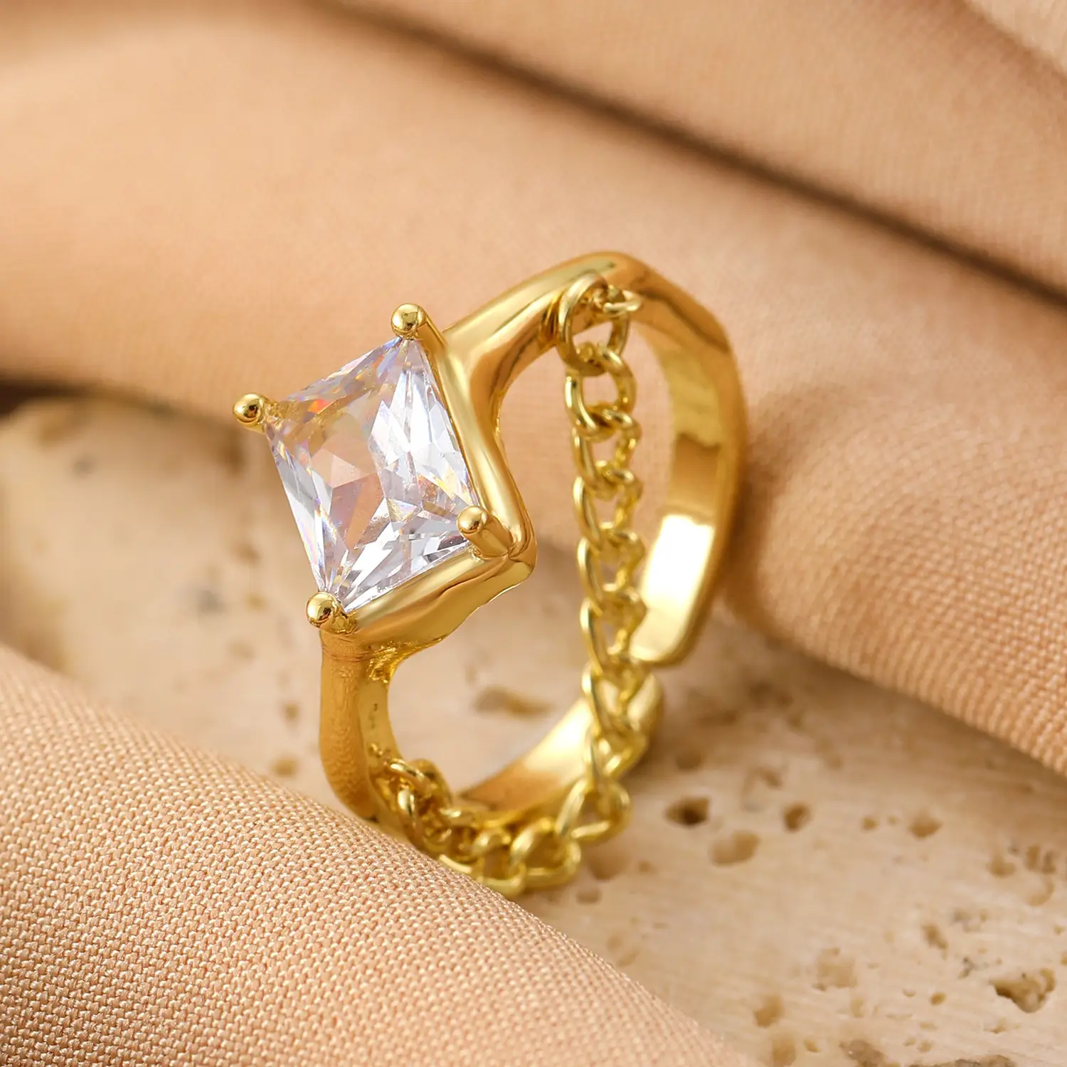 Bow Design Open Finger Ring for Women Silver - Image 46