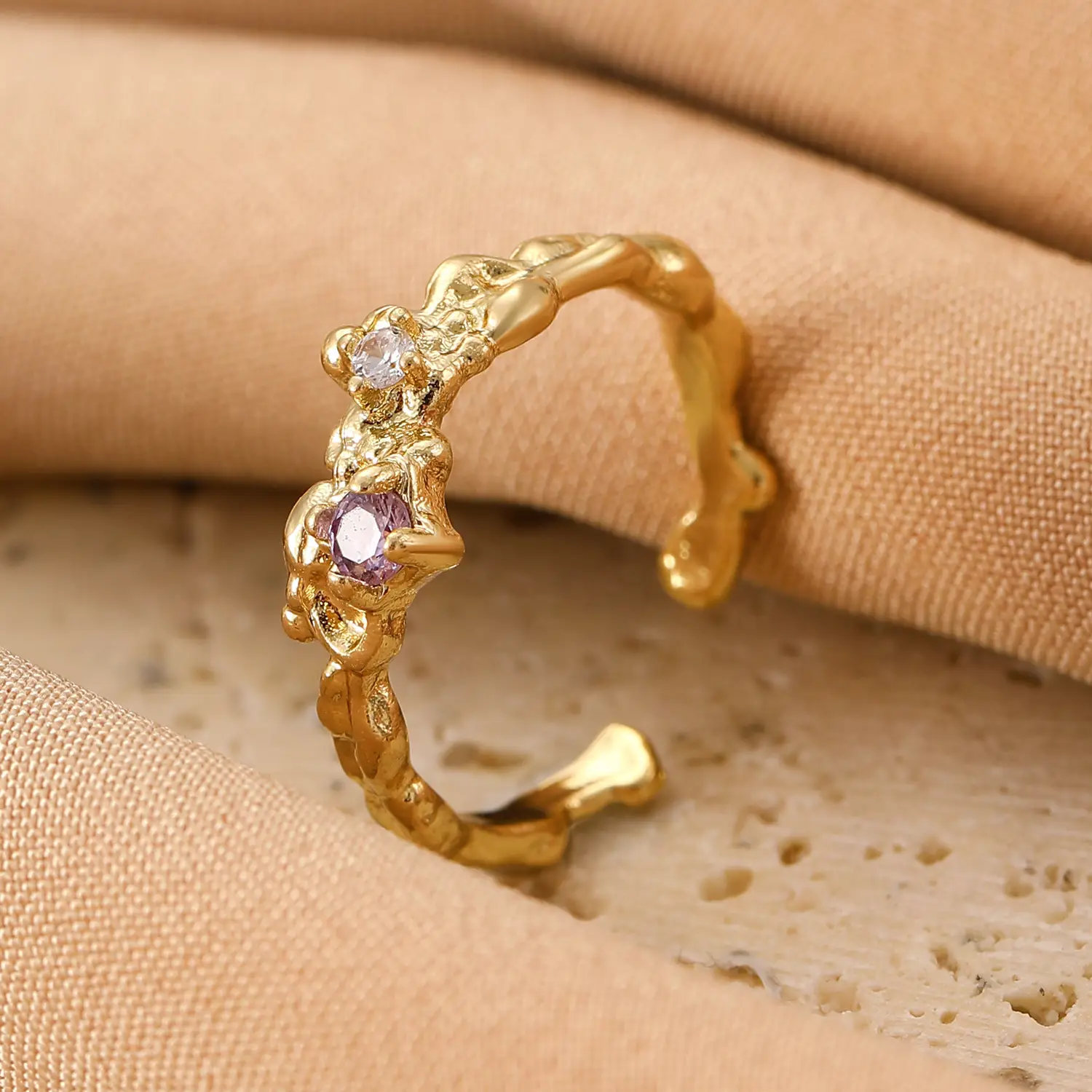 Bow Design Open Finger Ring for Women Silver - Image 48