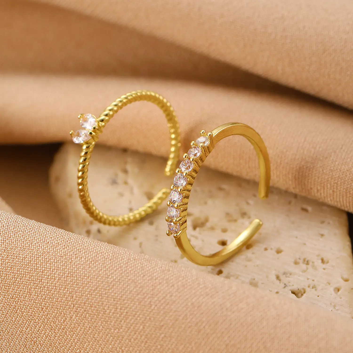 Bow Design Open Finger Ring for Women Silver - Image 5