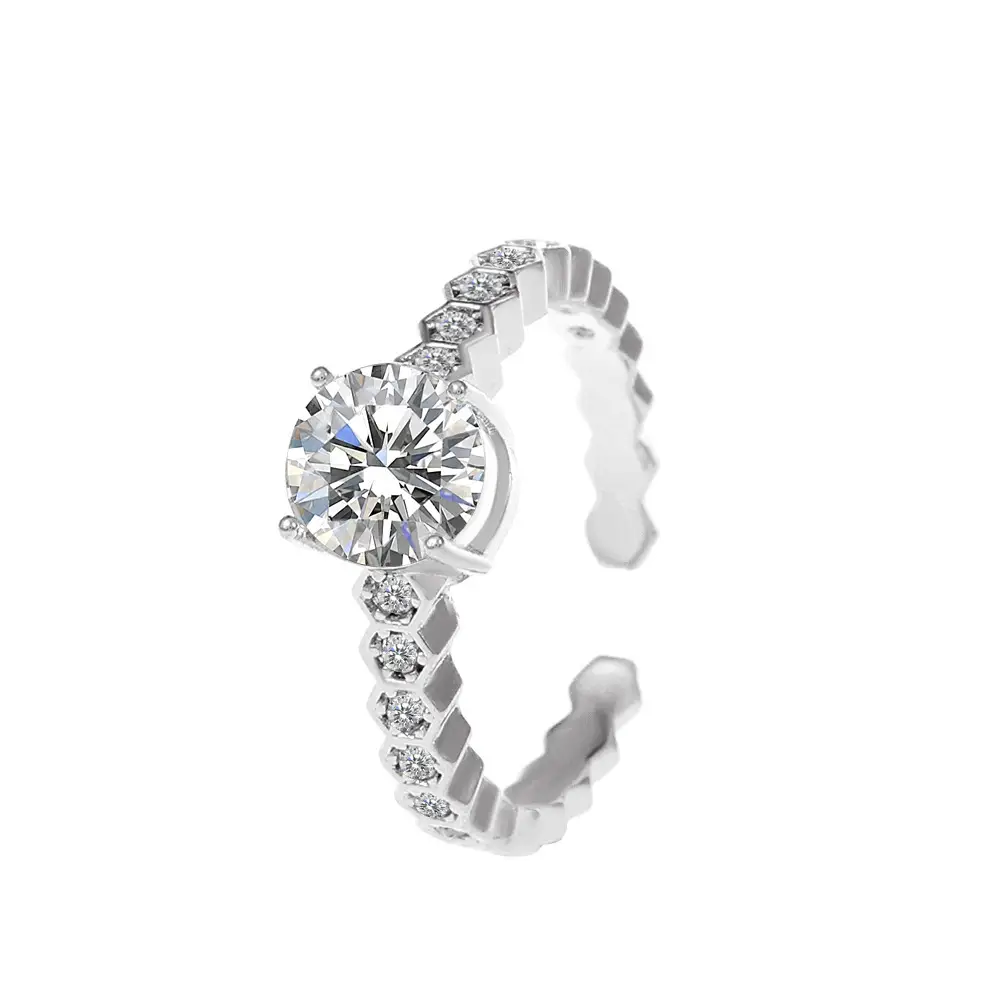 Bow Design Open Finger Ring for Women Silver - Image 52