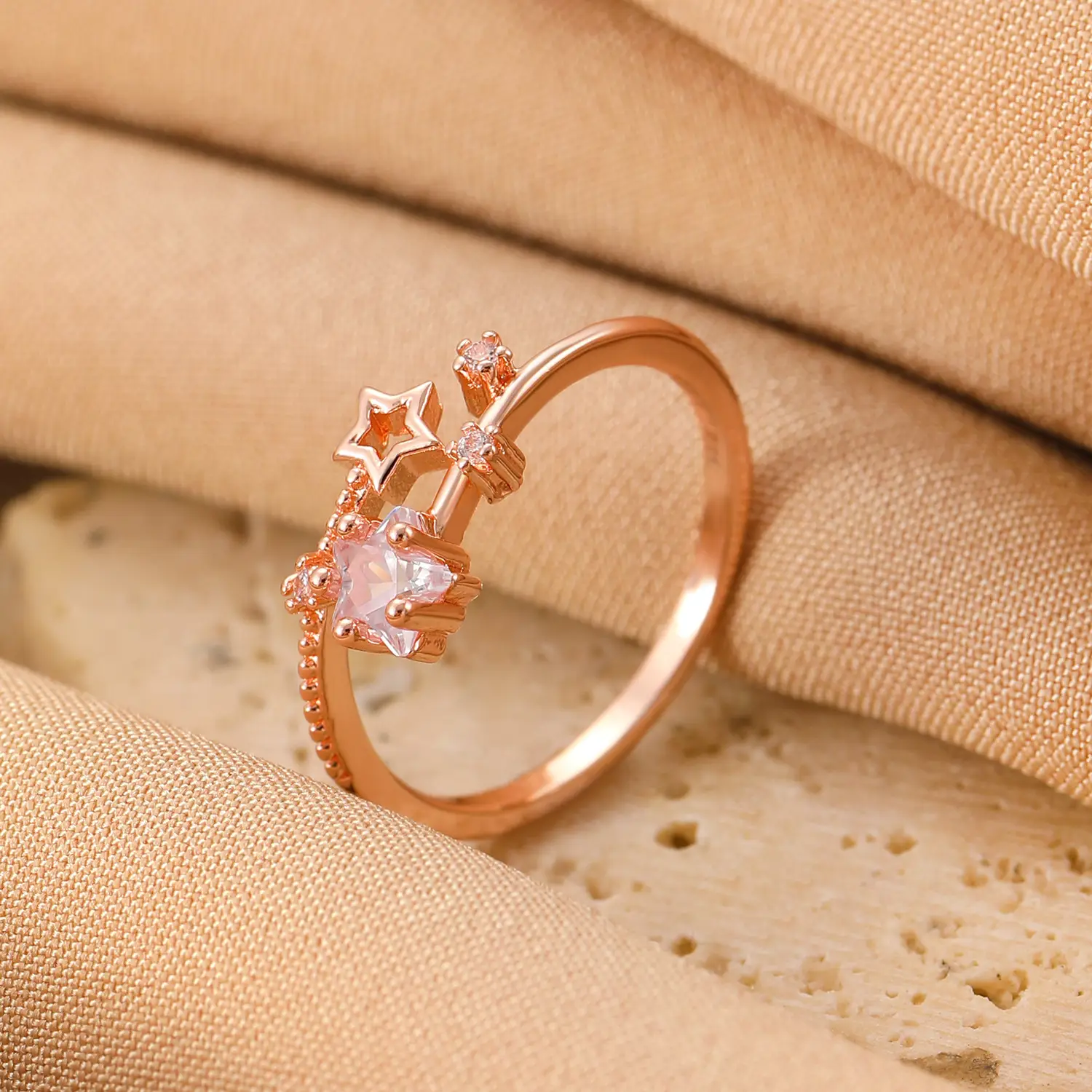 Bow Design Open Finger Ring for Women Silver - Image 72