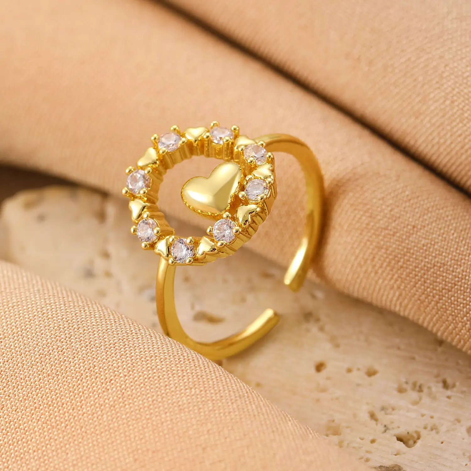 Bow Design Open Finger Ring for Women Silver - Image 8