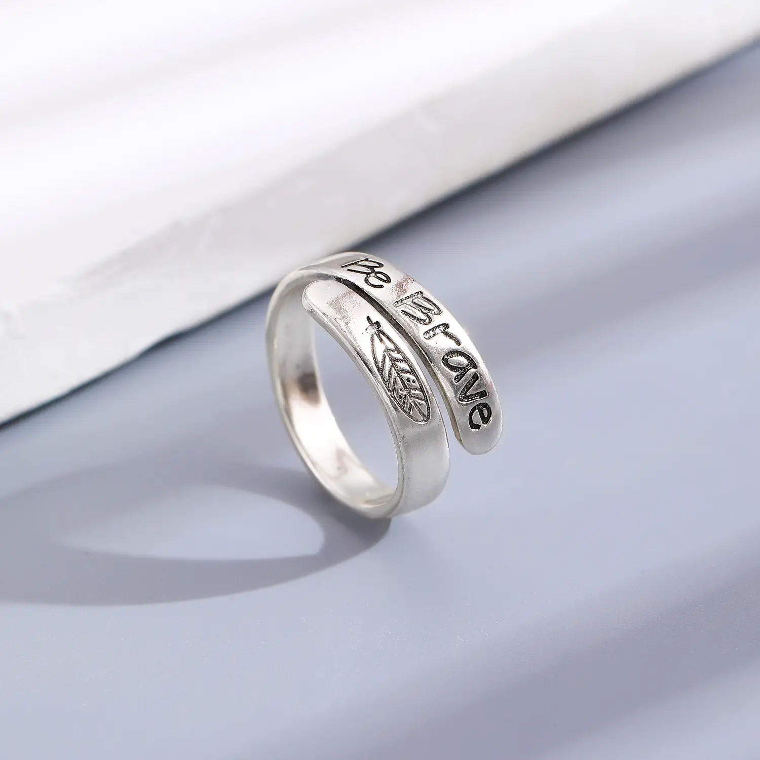 Bow Design Open Finger Ring for Women Silver - Image 86