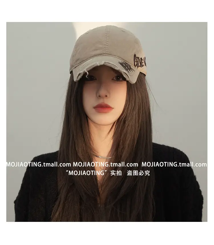 Women Baseball Cap with Letter Embroidery Summer Sunshade — feature 22