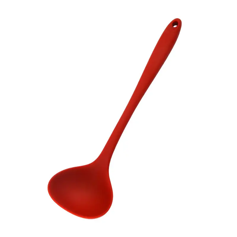 High Temp Silicone Spoons Red Black Kitchen - Image 3