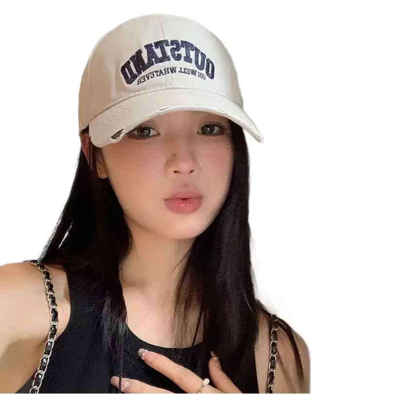 American Retro Baseball Cap for Girls Summer Sunshade Cap - Image 12