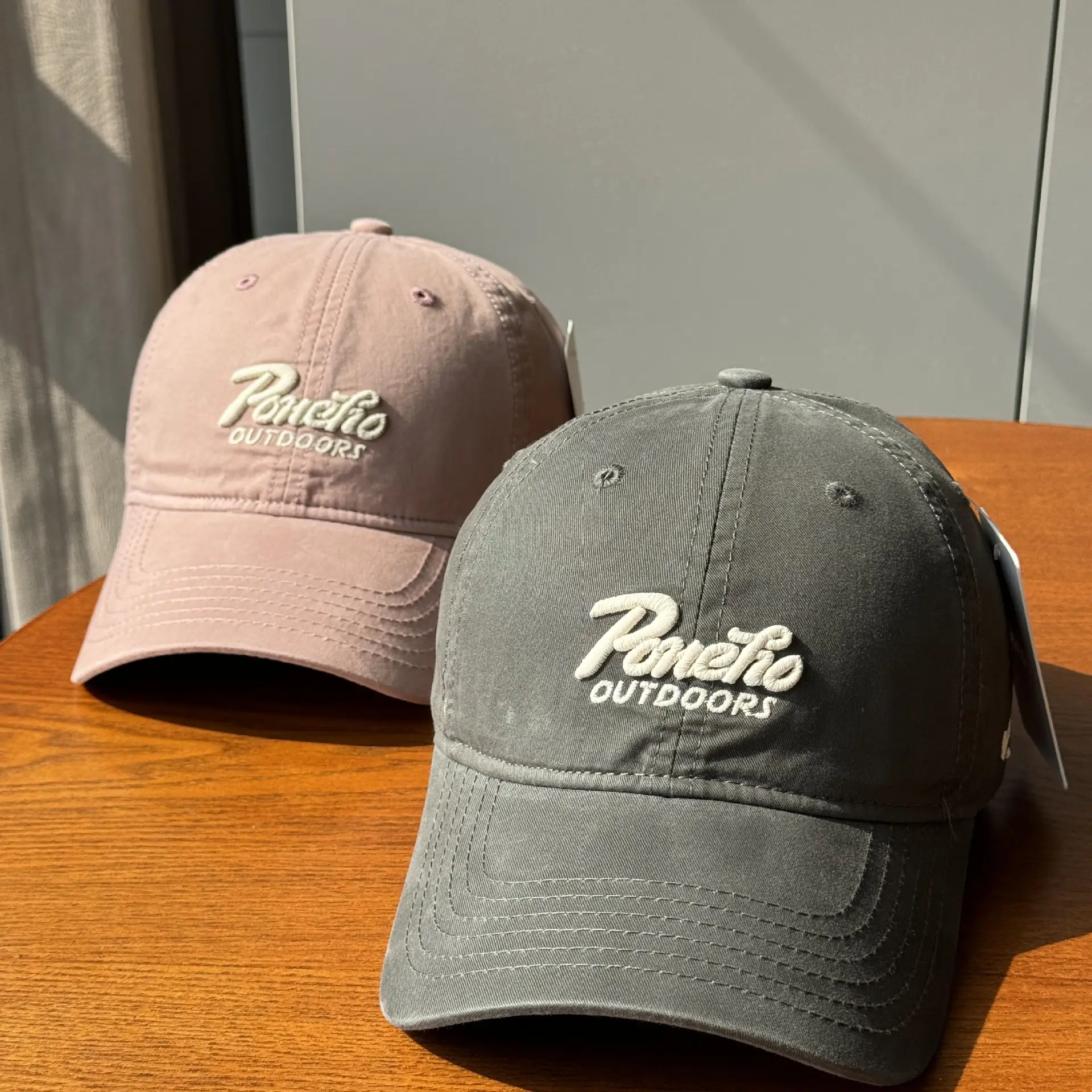 Women Blue Embroidered Baseball Cap "Belle & Brothers" Logo - Image 9