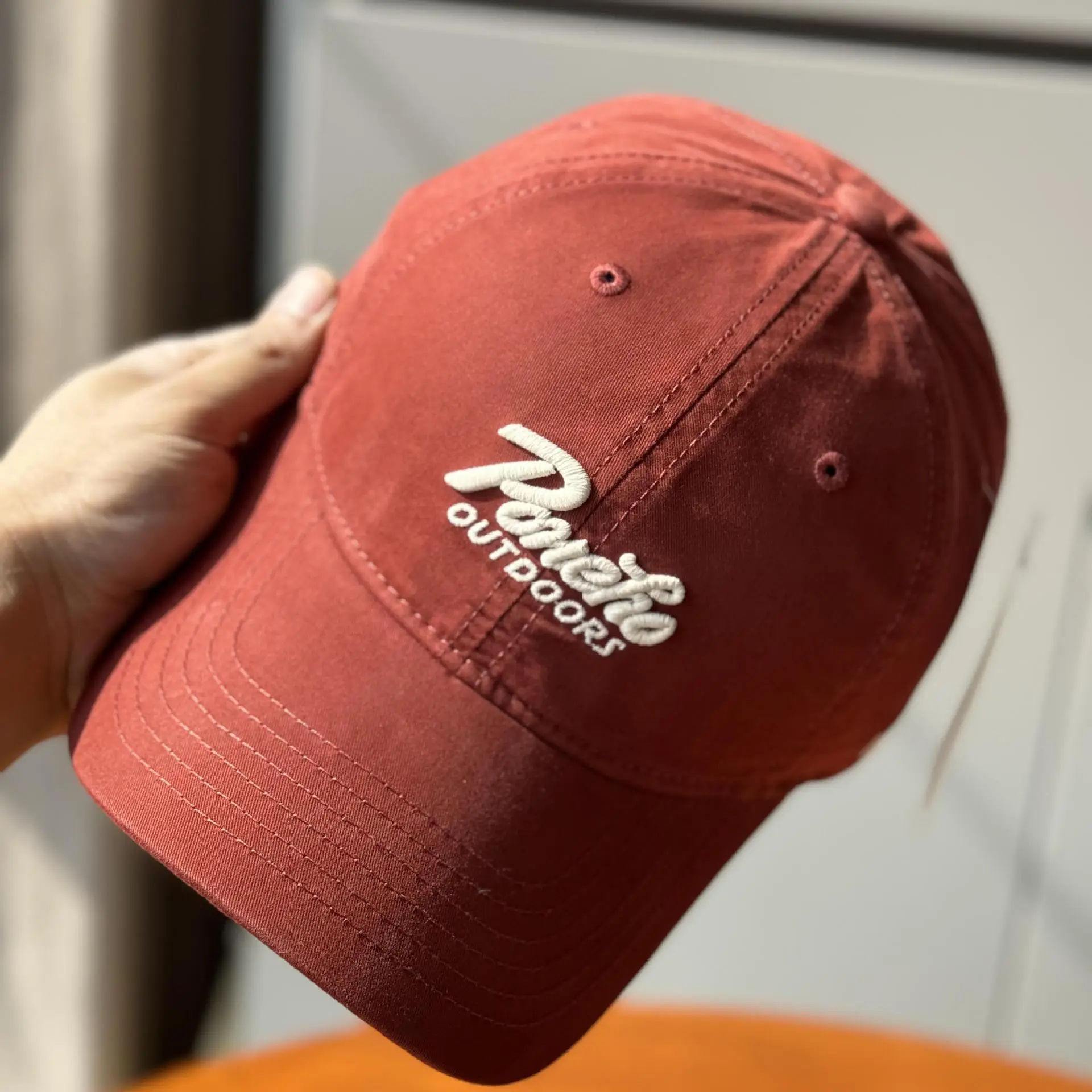 Women Blue Embroidered Baseball Cap "Belle & Brothers" Logo - Image 10